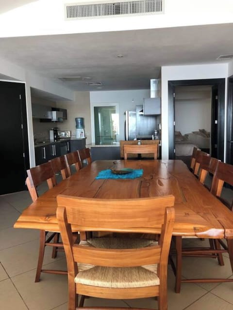 Dining Room, Kitchen area & entrance to 3rd Bedroom