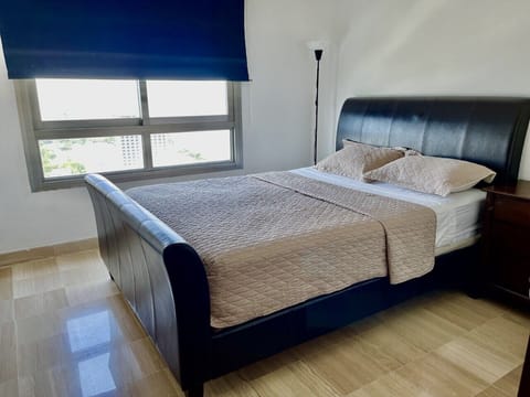 2 bedrooms, desk, iron/ironing board, travel crib