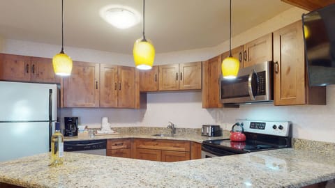 Renovated & fully stocked kitchen