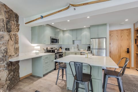Fully renovated kitchen with island