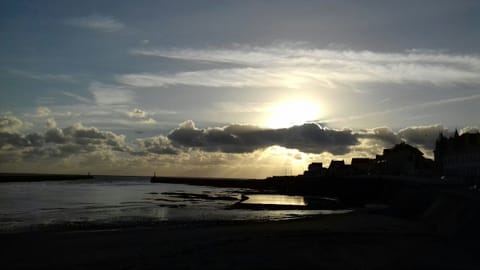 On the beach