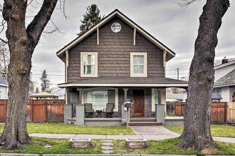 Downtown Coeur d'Alene Home- Front View. 