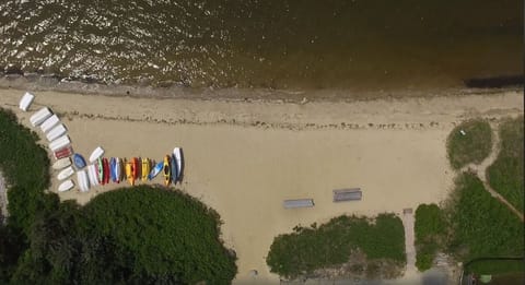 Beach nearby, sun loungers