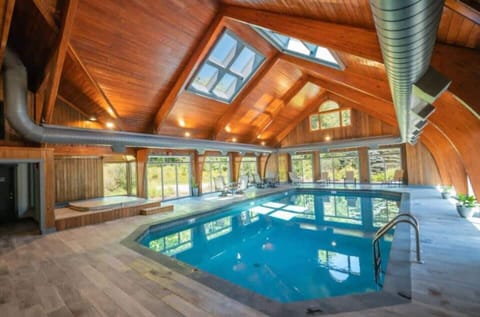 Indoor pool, a heated pool