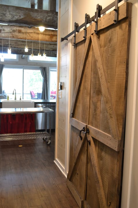Kitchen Pantry With Barn Doors
