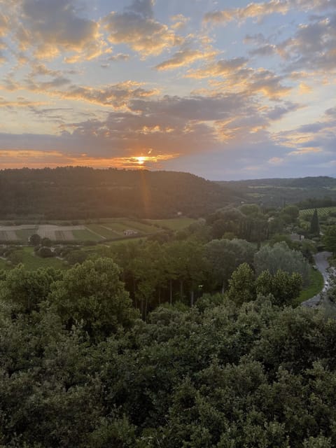 Sunset from the pool Terrace