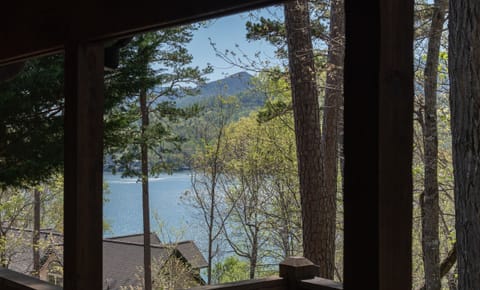 View of Lake Lure from the home