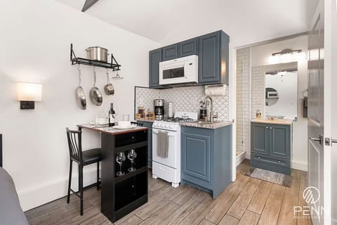 Everything you need in one space—cook, dine, and refresh with ease!