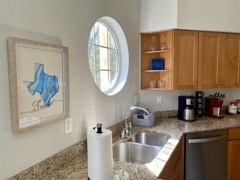 Fully stocked kitchen 