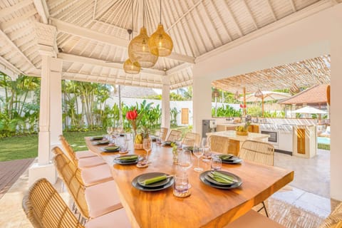 Family-sized dining table