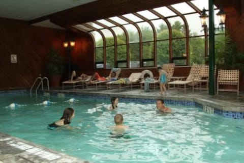 Indoor pool, seasonal outdoor pool