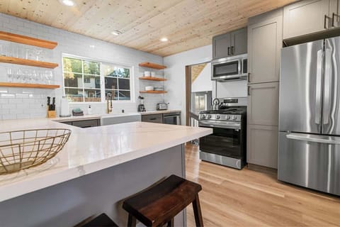 Newly renovated kitchen