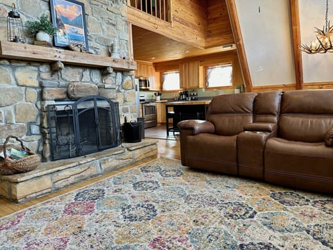 View into kitchen from Living Room