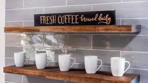 Enjoy a coffee, on us!