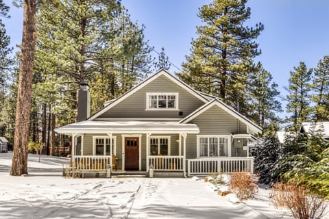 Front of the main house. Lot of parking and set well back from the street.