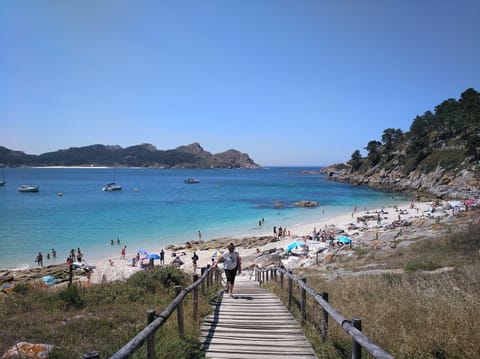 Beach nearby, sun loungers