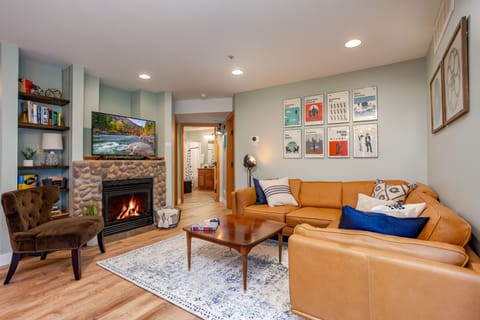 Living area | Smart TV, fireplace, video games, Netflix