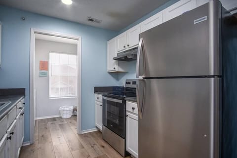 Enjoy the fully equipped kitchen as you cook up a meal for the family!