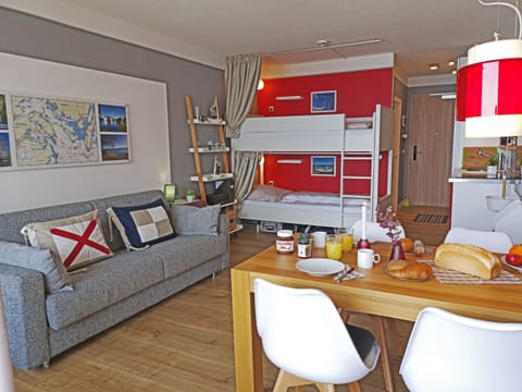 cozy living and dining area