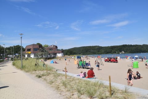 On the beach