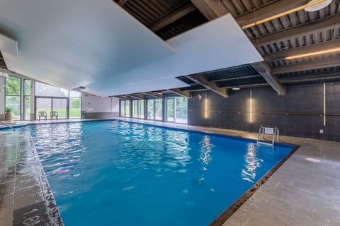 Indoor pool, a heated pool