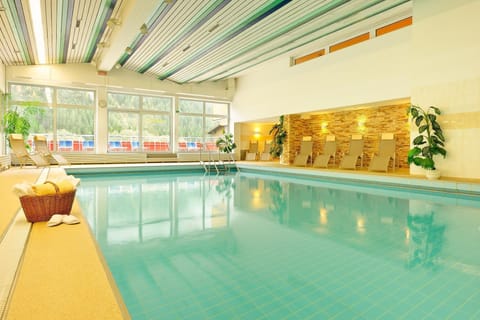 Indoor pool, a heated pool