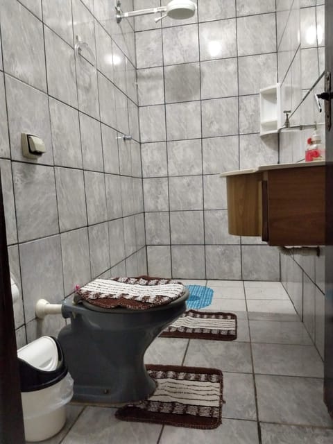 Shower, soap, toilet paper