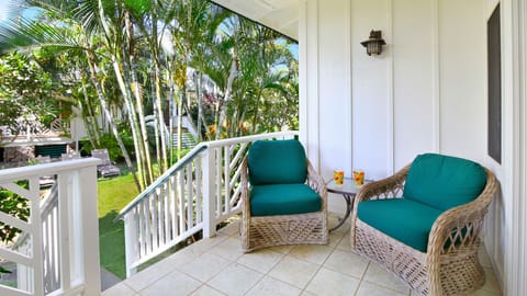 Akala Pua Cottage - Lower Level Seating Lanai View - Parrish Kauai