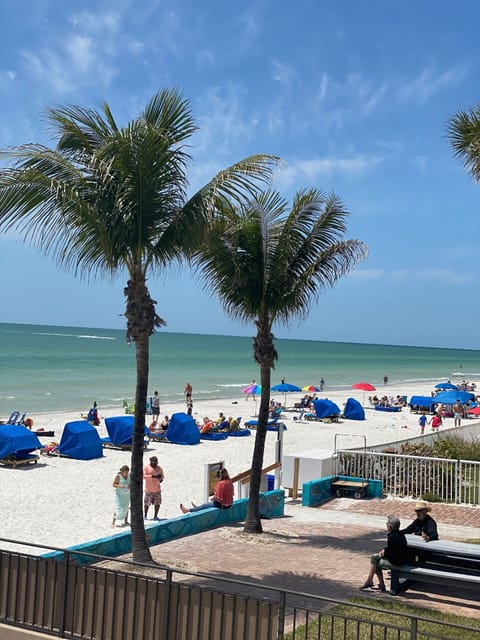 On the beach, beach towels