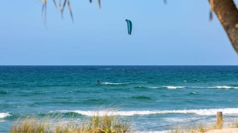 Beach nearby, beach towels