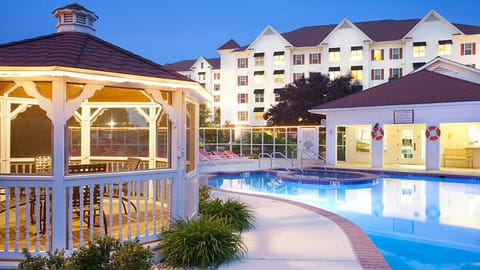 Indoor pool, outdoor pool