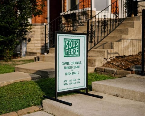 Come visit the cafe and bar below during your stay