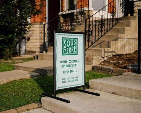 Come visit the cafe and bar below during your stay