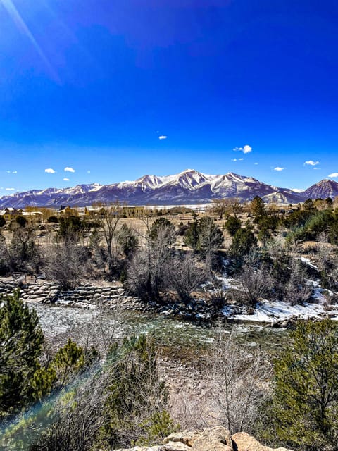 The Arkansas River Valley with Mt Princeton in the background