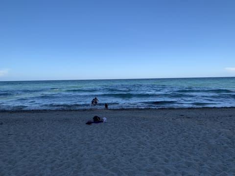 Direct access to beautiful beach.