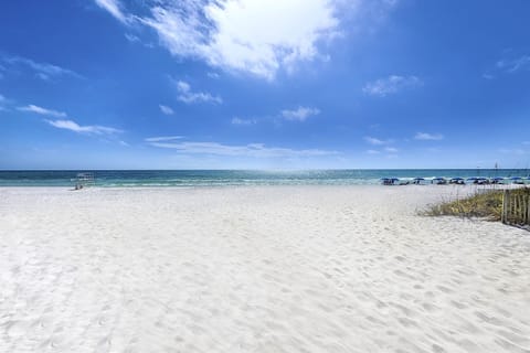 On the beach