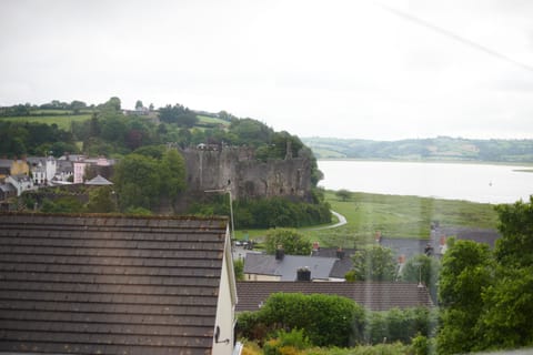 views toward laugharne Castle