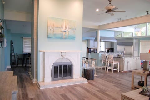 View of the open concept plan