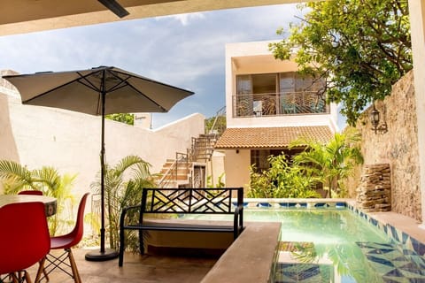 Indoor pool, outdoor pool