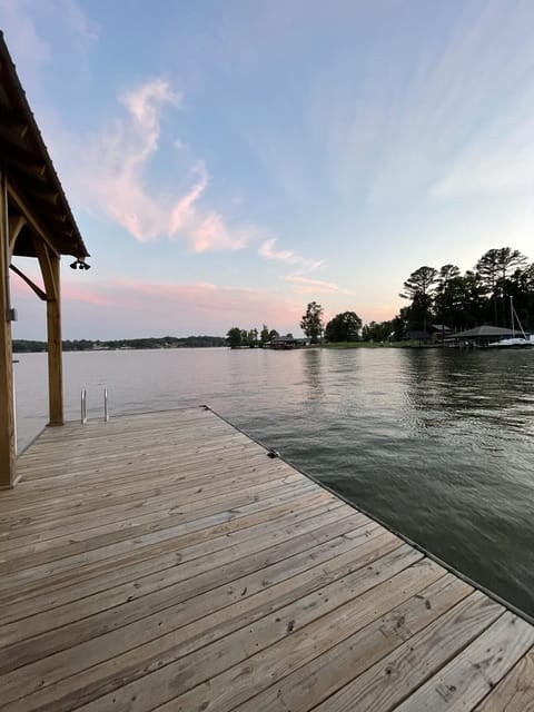 Lake view from the new
Boat dock 