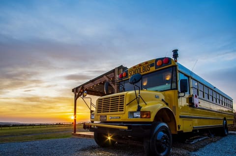 American School Bus - 1 Bedroom - Blossom Farm - Tiers Cross (20660)