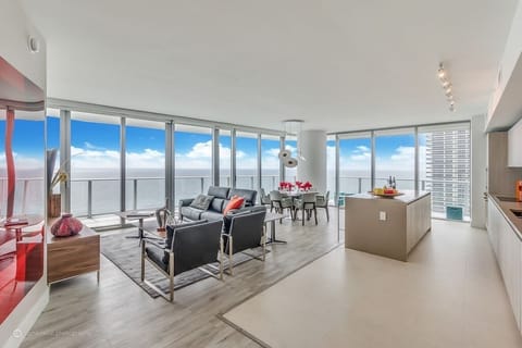 Ocean Front Living and Dining Room