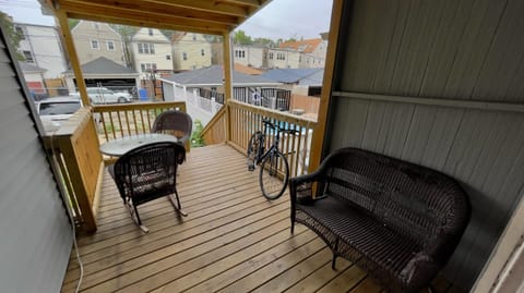 Back Porch and Parking area