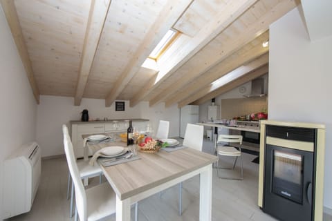 Kitchen and dining area