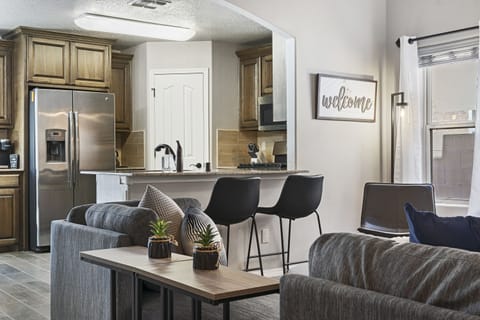 Living Area and Kitchen View