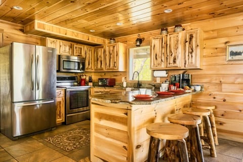 Pull up a stool and keep the cook company