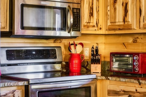 Modern conveniences blend seamlessly with rustic charm