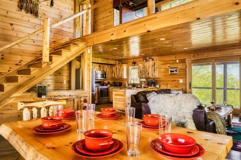 An open layout built for easy hosting