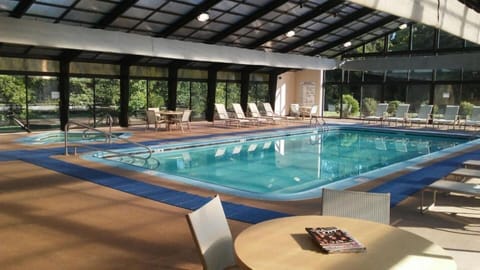 Indoor pool, a heated pool