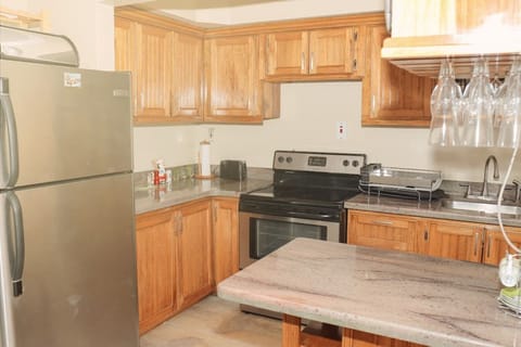 Private kitchen | Fridge, microwave, oven, stovetop